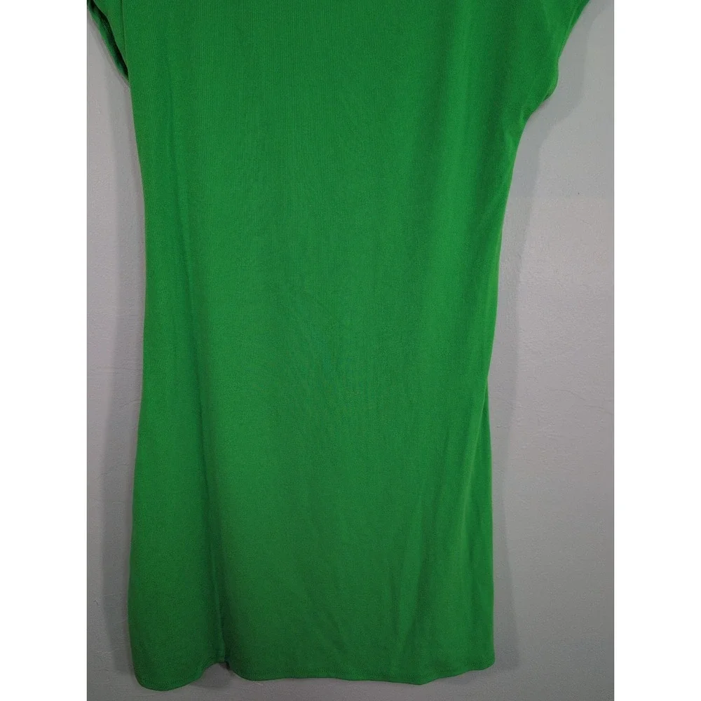 Free People Beach Rosalia Low Back Mini Dress Green Size L New